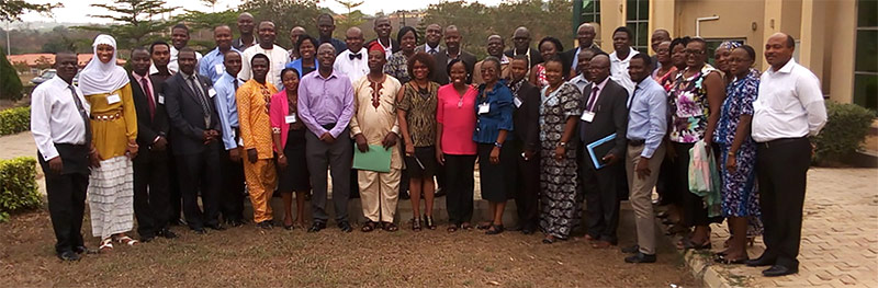 Group image of the attendees for the CaPTC Nigeria Workshop on March 9, 2017
